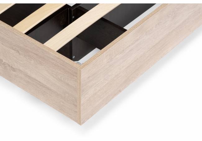 Кровать Магантия 160х200 с ПМ парящая дуб баррик