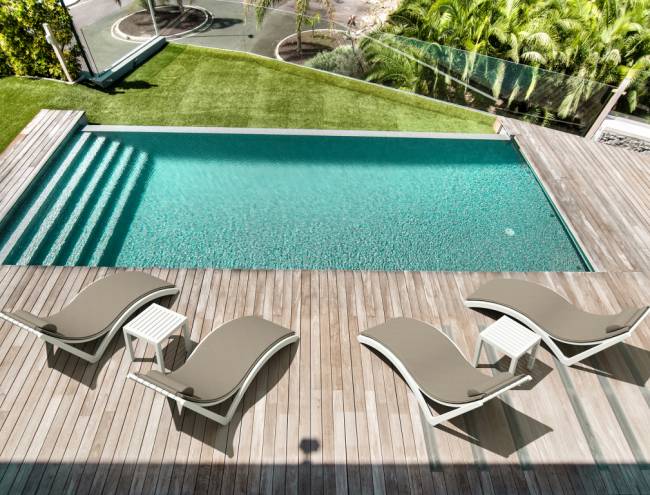 Матрас для шезлонга Slim светло-коричневый 2040х620х30 мм