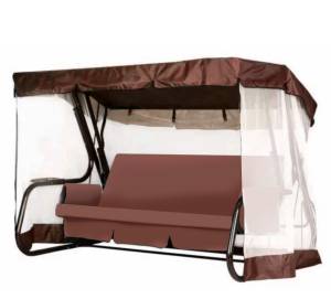 Садовые качели ТОРНАДО LUX шоколад