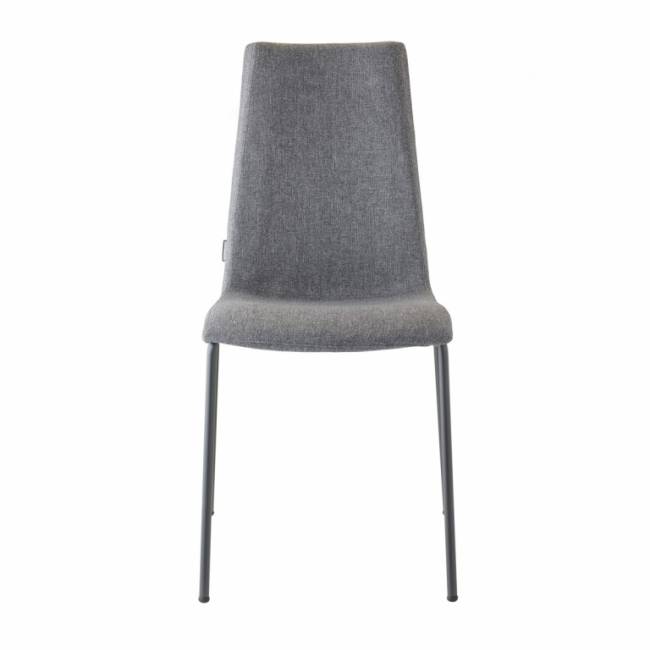 Стул с обивкой Mannequin Pop 4 legs антрацит, серый 475х520х900 мм