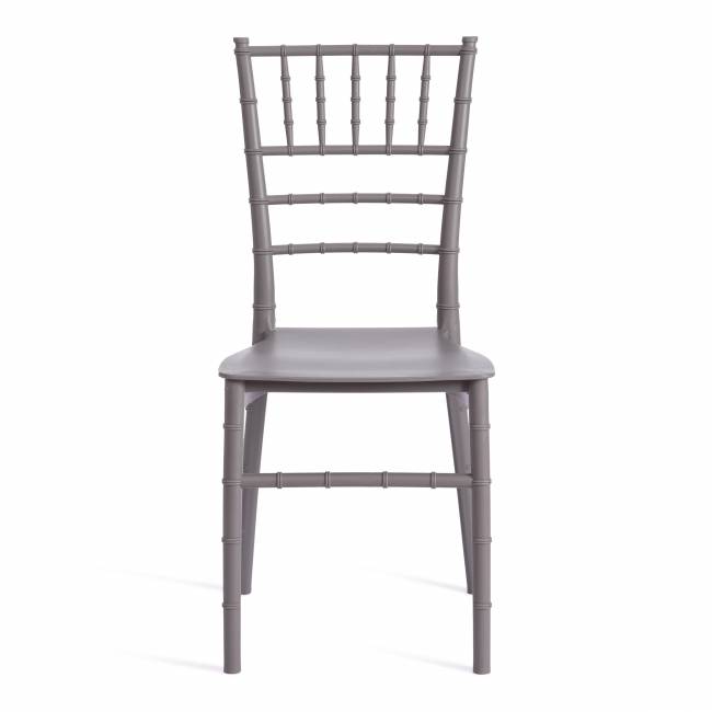 Стул CHAVARI (mod. 101) пластик, 40 х 49 х 88 см, Grey (Cерый) 09 (Комплект из 2 шт.) серый пластик