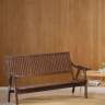 Диван-скамья Массив решетка, каркас орех Диван-скамья Массив решетка, каркас орех