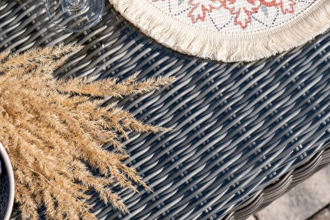 "Боно" лаунж-зона из искусственного ротанга, цвет графит "Боно" лаунж-зона из искусственного ротанга, цвет графит