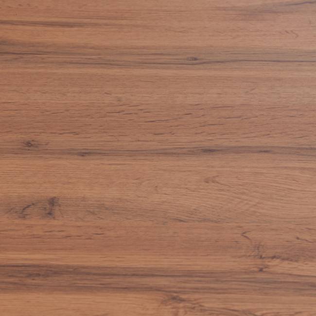 Стол MANZANA ЛДСП/HPL/металл, 100 х 100+30 х 75 см, Дуб Вотан/чёрный Дуб Вотан/чёрный ЛДСП/HPL/металл