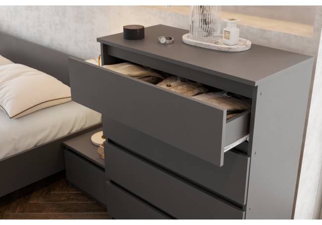 Сибити 4 ящика графит серый