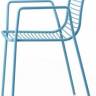 Кресло металлическое Summer голубой 570х555х800 мм Кресло металлическое Summer голубой 570х555х800 мм