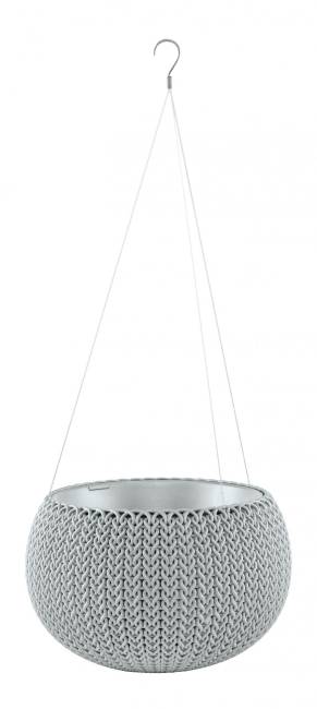 Кашпо Cozies S подвесное серый Кашпо Cozies S подвесное серый