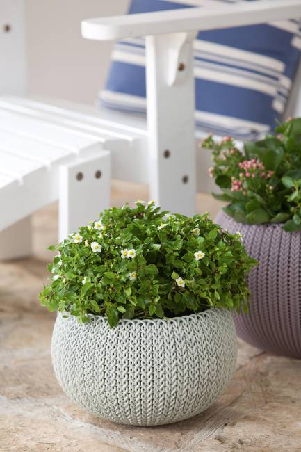 Кашпо Cozies S подвесное серый Кашпо Cozies S подвесное серый