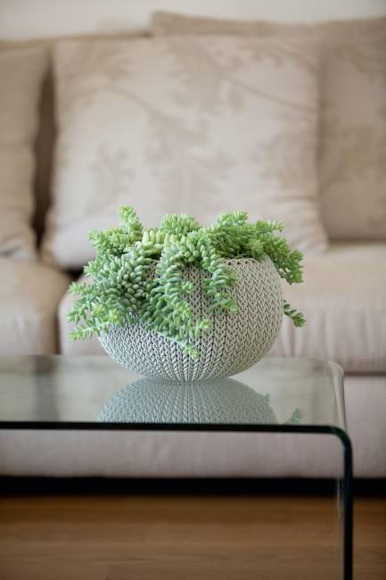 Кашпо Cozies S подвесное серый Кашпо Cozies S подвесное серый