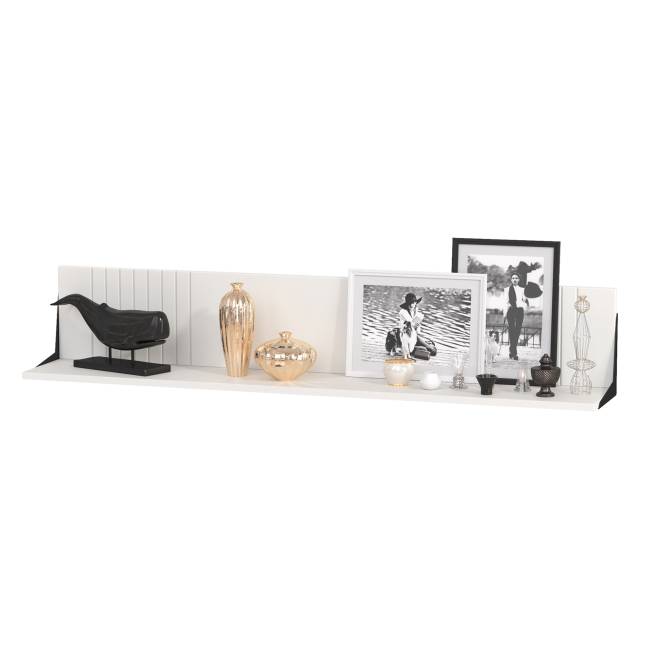 Большая стенка в гостиную Валенсия № 108 цвет белый шагрень