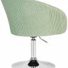 Кресло дизайнерское DOBRIN EDISON, мятный велюр (1922-8)