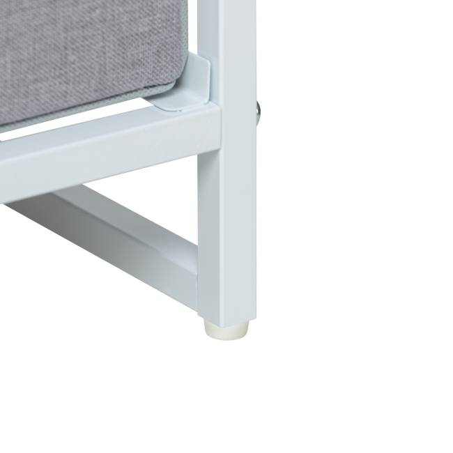 Комод Leset Ноа 9 ящиков Белый Светло-серый