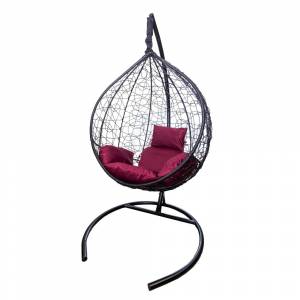 Кресло подвесное Сфера арт.CN800-МТ черный, бордовый Кресло подвесное Сфера арт.CN800-МТ черный, бордовый