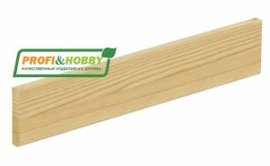 Цоколь 1200 х 145 х 18 сосна кат А., бесцветный лак