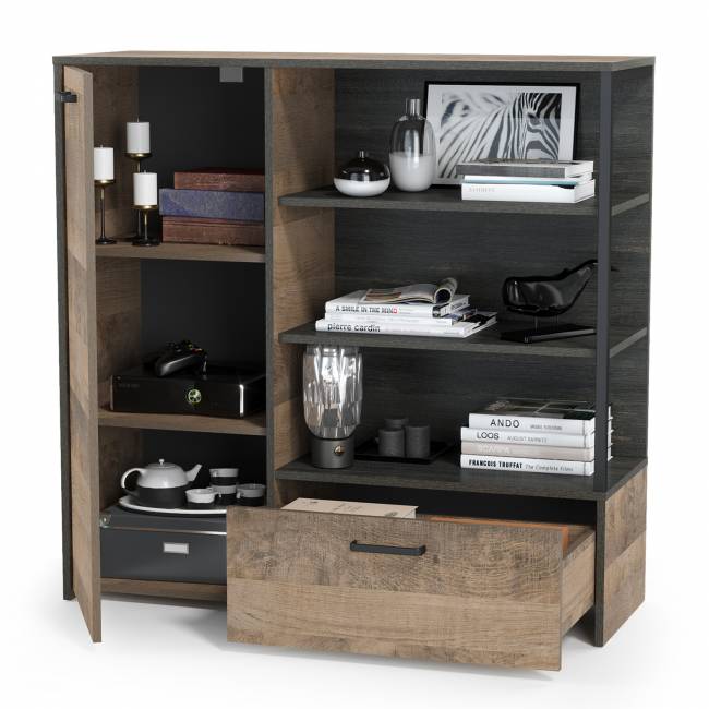 Комод Трувор 13.307.01 цвет дуб гранж песочный/интра