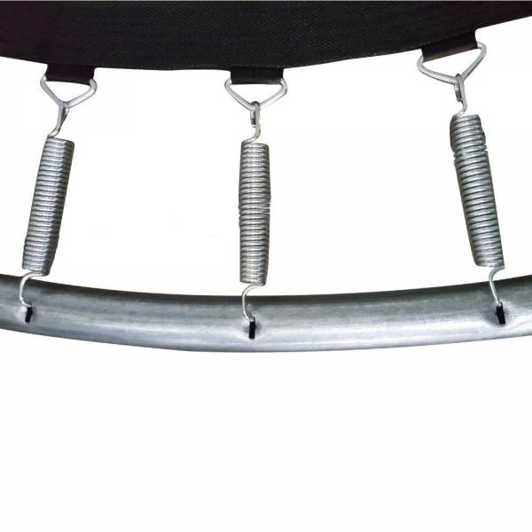 Батут 14FT 4,27м с защитной сеткой (внутрь) с лестницей, чёрный