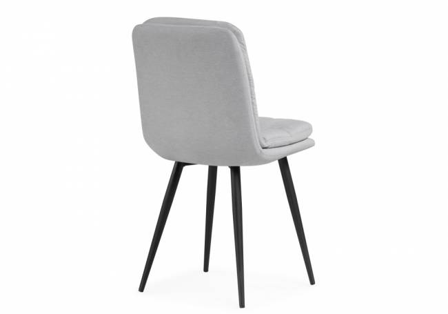 Стул на металлокаркасе Майк светло-серый / черный