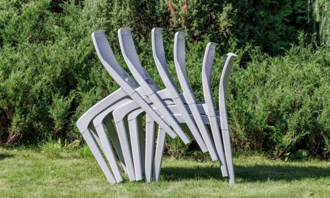 6 стульев JULY светло-серые