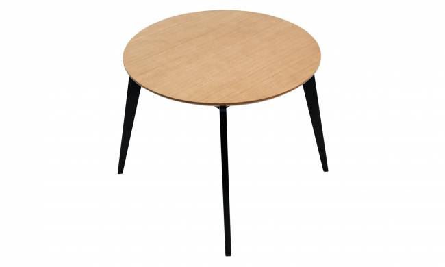 Стол Arki К 100 чёрный/натур