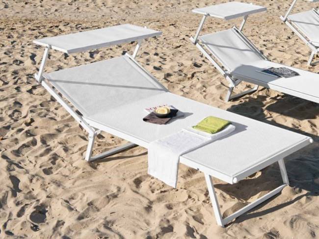 Шезлонг-лежак металлический VIP 2100х1000х470 мм Шезлонг-лежак металлический VIP 2100х1000х470 мм