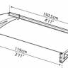 Дверной навес CANOPY AQUILA 1500