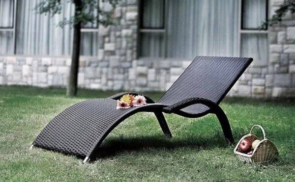 Шезлонг (лежак) CAPRI Brown