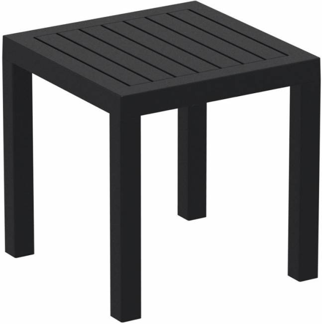 Столик пластиковый для лежака Ocean Side Table черный 450х450х450 мм