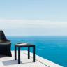 Столик пластиковый для лежака Ocean Side Table черный 450х450х450 мм