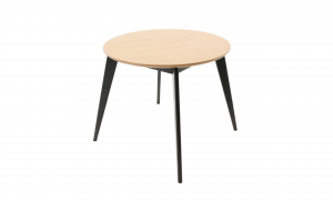 Стол Сканди К 90 чёрное дерево/натур