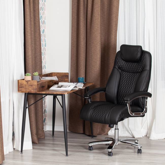 Кресло Trust (max) кож/зам, черный/черный стеганный/черный, 36-6/36-6/36-6/06 черный/черный стеганный/черный кож/зам Кресло Trust (max) кож/зам, черный/черный стеганный/черный, 36-6/36-6/36-6/06 черный/черный стеганный/черный кож/зам