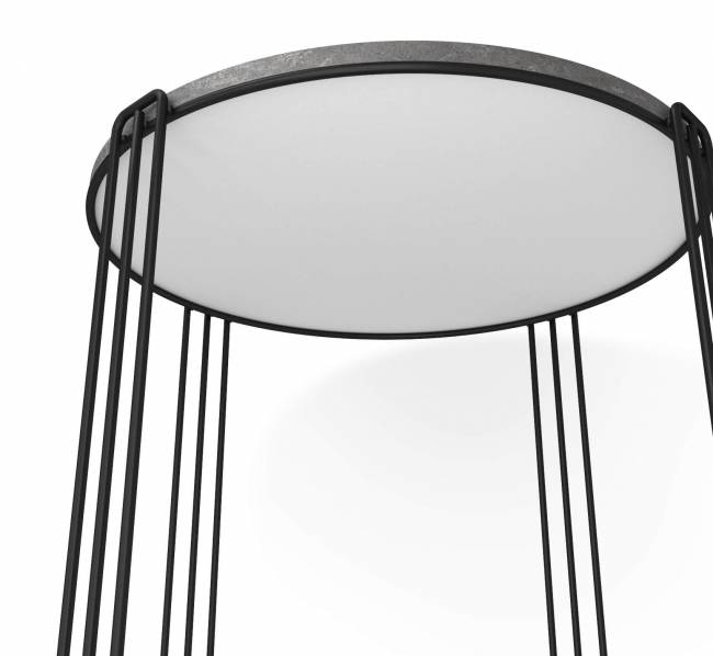 Столик кофейный Sheffilton SHT-CT33 черный муар/мокрый асфальт Столик кофейный Sheffilton SHT-CT33 черный муар/мокрый асфальт