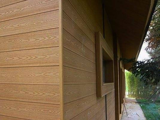 Фасадная панель из ДПК HOLZHOF, 165*15*3000 мм, венге Фасадная панель из ДПК HOLZHOF, 165*15*3000 мм, венге