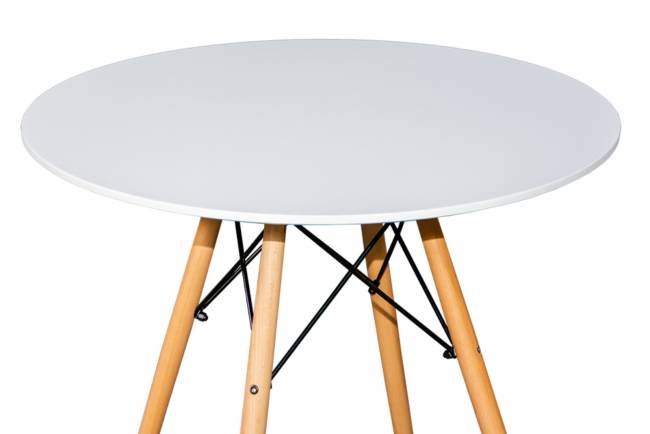 Стол EAMES белый D100