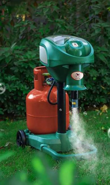 Газовый уничтожитель комаров и мошки для улицы Black kill, M3000 (на аккумуляторе)