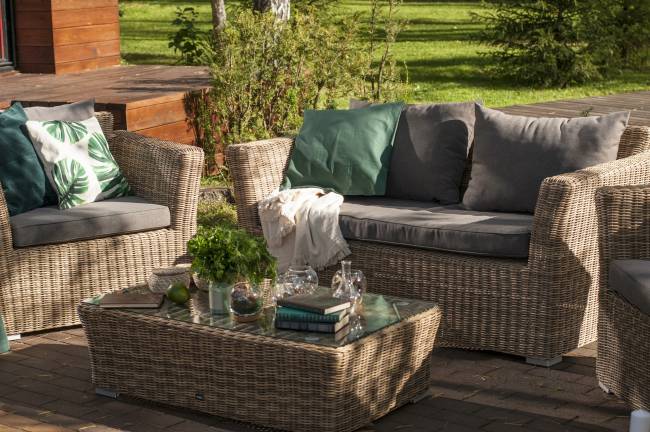 "Капучино" диван из искусственного ротанга двухместный, цвет соломенный "Капучино" диван из искусственного ротанга двухместный, цвет соломенный