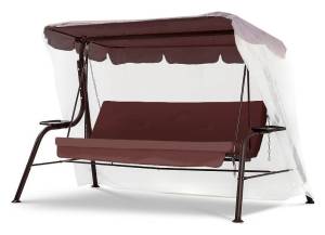 Качели садовые "Лотос" бордо