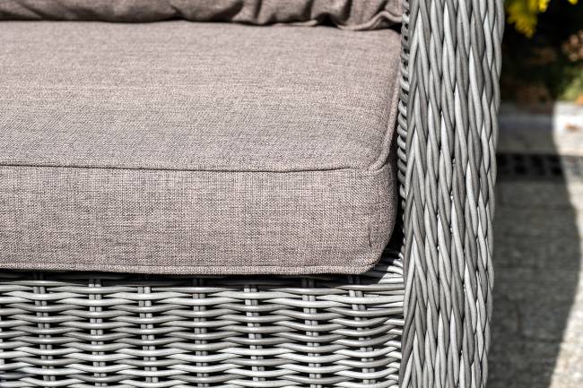 "Гляссе" лаунж-зона из искусственного ротанга, цвет графит