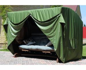 Чехол зимний для качелей "Валенсия 3", зелёный