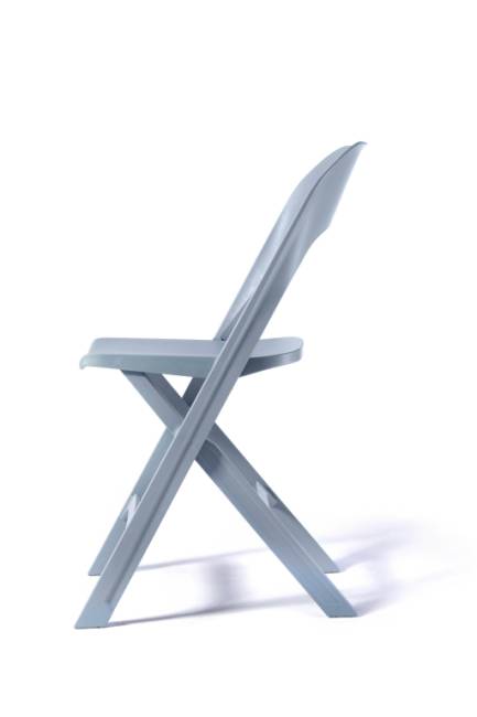 Стул пластиковый складной Flap бледно-голубой 480х570х840 мм