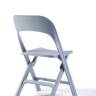 Стул пластиковый складной Flap бледно-голубой 480х570х840 мм