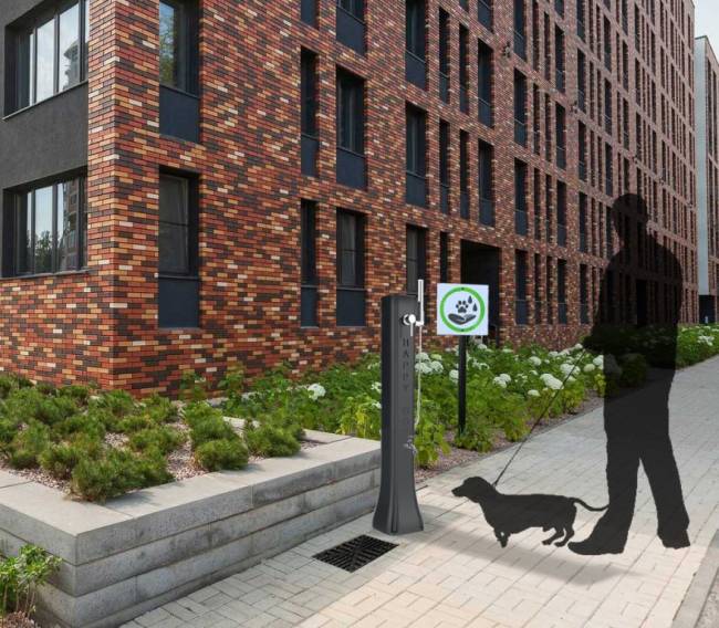 Душ солнечный для ног Happy Go HG 180 245х230х1200 мм