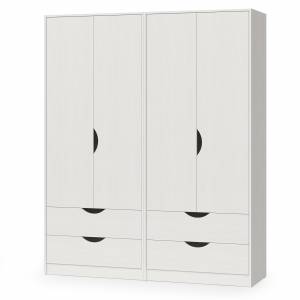 Два детских шкафа для одежды Уна цвет белый