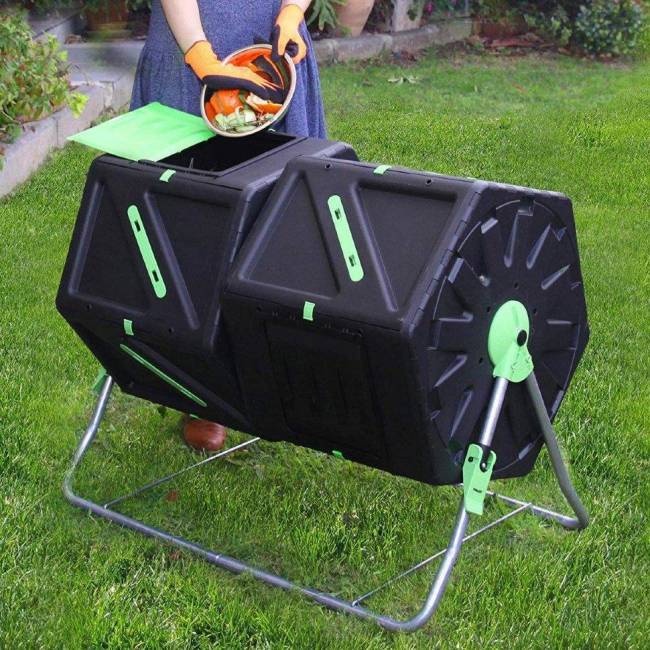 Компостер вращающийся HELEX двойной 2*105 л