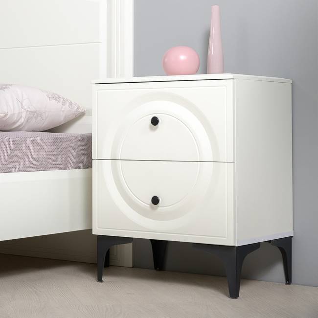 Валенсия Спальня № 31 цвет белый шагрень