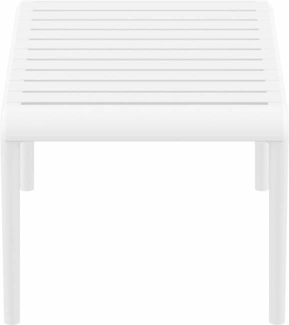 Столик пластиковый журнальный Paris Lounge Table белый 900х500х400 мм