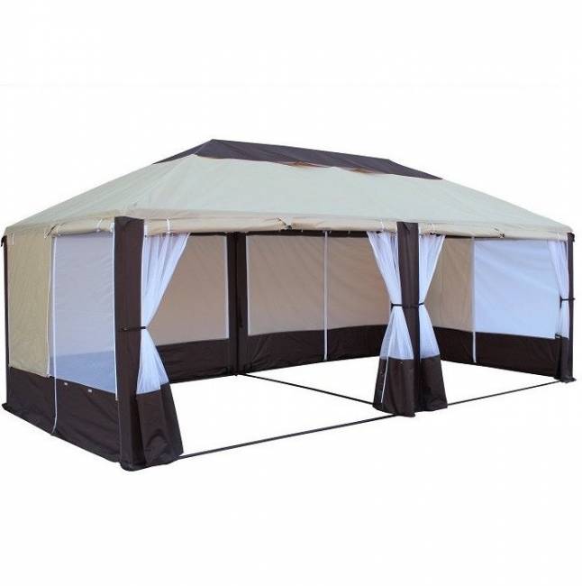 Шатер Митек ПИКНИК-ЭЛИТ 6х3 м со стенками (2 места) Шатер Митек ПИКНИК-ЭЛИТ 6х3 м со стенками (2 места)