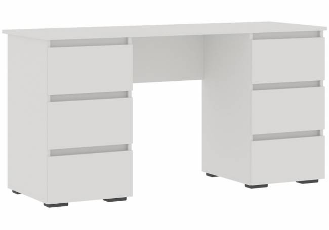 Компьютерный стол Элла ПС 02 белый / белый