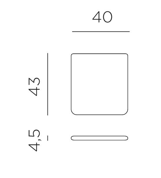 Подушка для кресла Doga бежевый 400х430х45 мм Подушка для кресла Doga бежевый 400х430х45 мм