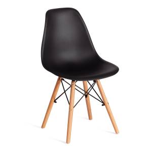 Стул CINDY (EAMES) (mod. 1801) дерево бук/металл/сиденье пластик, 45x51x82 см, Black (черный) (Комплект из 4 шт.) черный дерево бук/металл/сиденье пластик Стул CINDY (EAMES) (mod. 1801) дерево бук/металл/сиденье пластик, 45x51x82 см, Black (черный) (Комплект из 4 шт.) черный дерево бук/металл/сиденье пластик