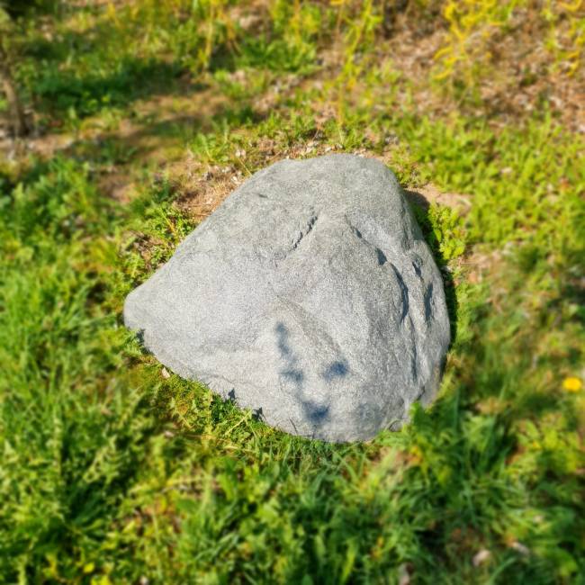 Искусственный валун "ЛЮКС", D80-1, темно-серый